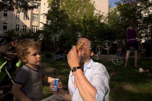 und Papa ist ja auch noch da